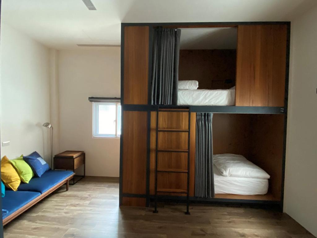 Postel nebo postele na pokoji v ubytování De Provintia Straat B&B