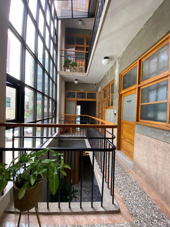 Balkón nebo terasa v ubytování De Provintia Straat B&B