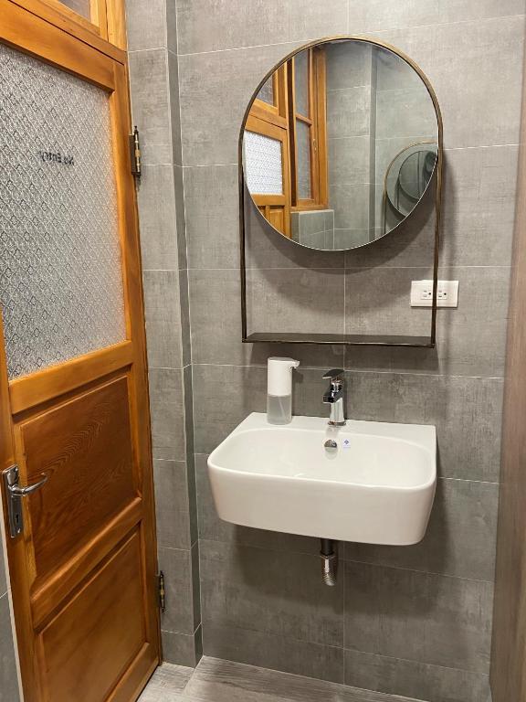 Koupelna v ubytování De Provintia Straat B&B