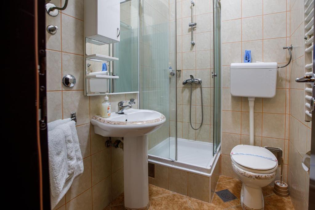 Koupelna v ubytování Villa Modena