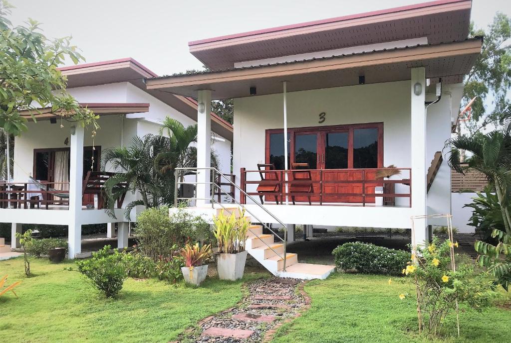 Zahrada ubytování Breeze Bay Villa