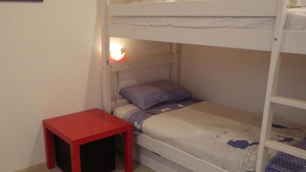 Postel nebo postele na pokoji v ubytování La Part des Anges