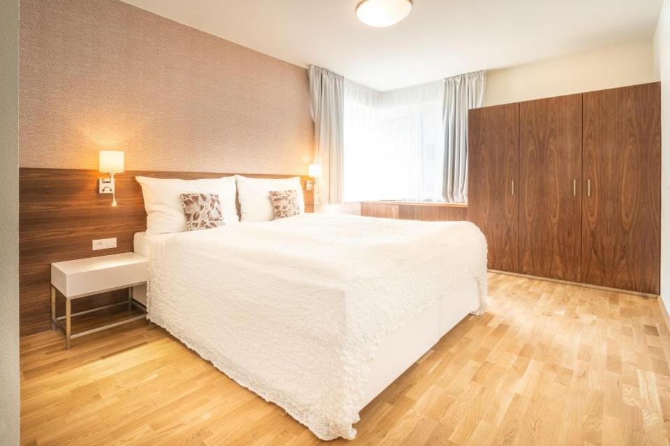 Postel nebo postele na pokoji v ubytování Vila EVA