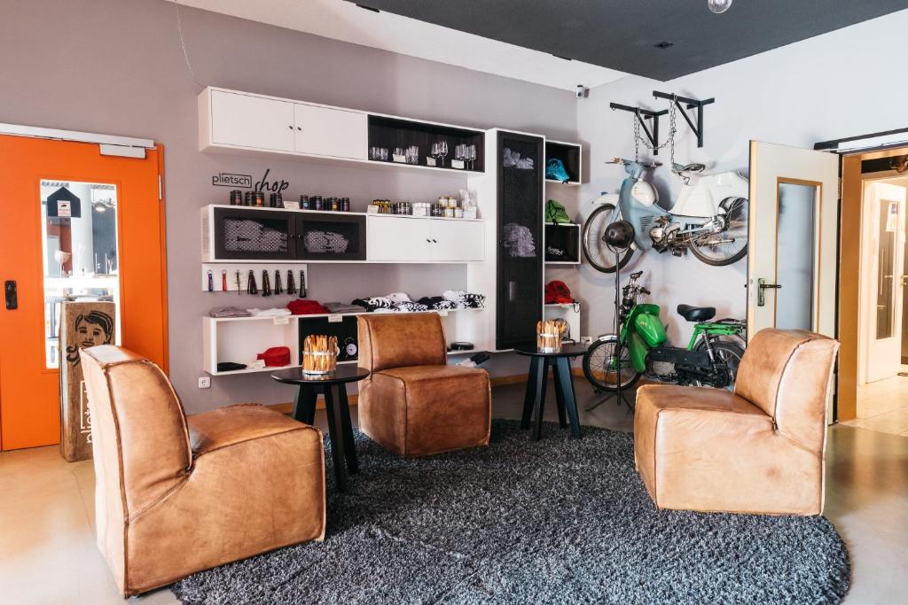 Posezení v ubytování Krögers Hotel