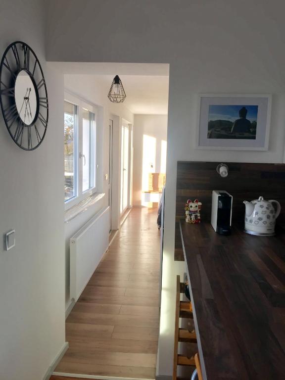 Kuchyň nebo kuchyňský kout v ubytování Apartmán - D - Vyhlídka nad řekou