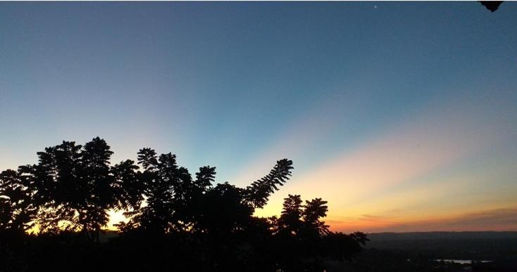  casa por do sol