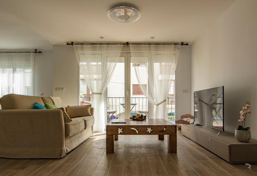 Posezení v ubytování Apartamento Avenida Principal I