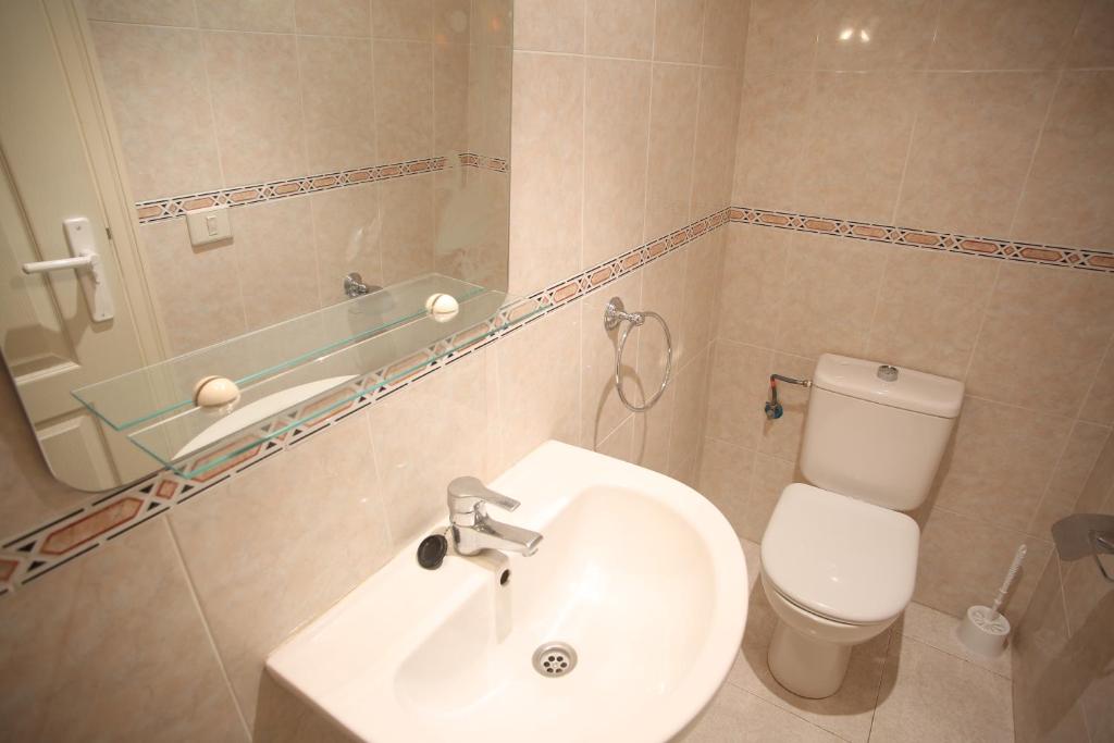 Koupelna v ubytování Apartamento caribe