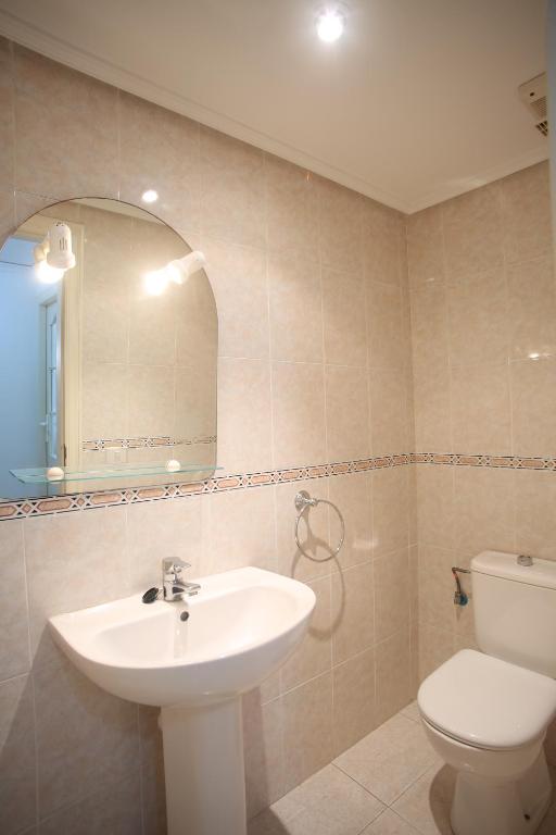 Koupelna v ubytování Apartamento caribe