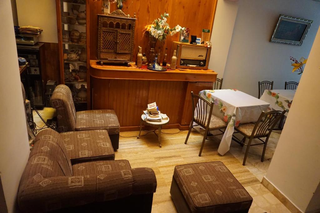 Posezení v ubytování Hostal Camiluz