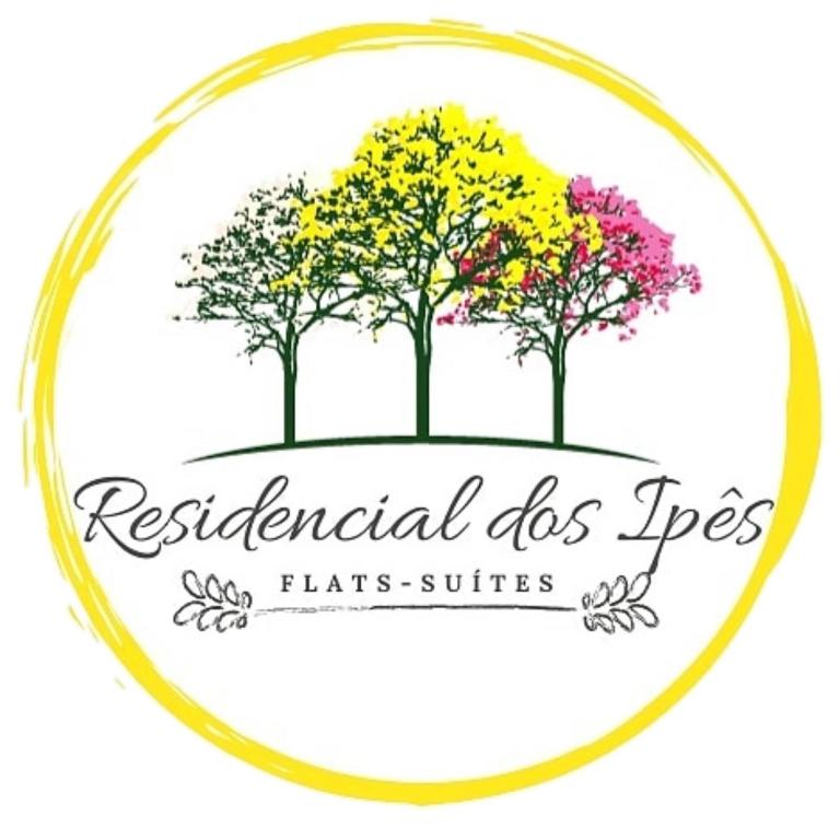 a group of trees in a circle with the wordsustainable does trees at Residencial dos Ipês in Itacaré