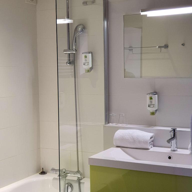 Koupelna v ubytování Best Western Aquakub