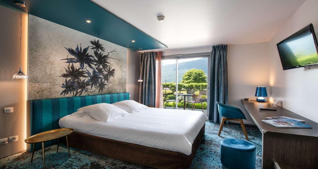 Postel nebo postele na pokoji v ubytování Best Western Aquakub