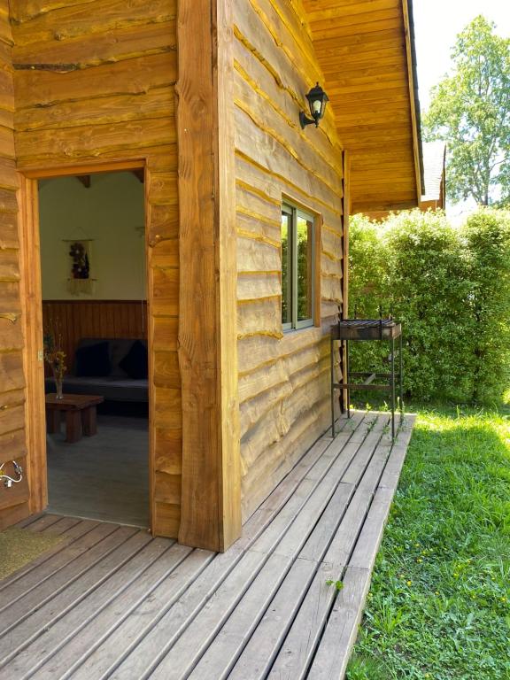 Zahrada ubytování Cabañas Huenehue