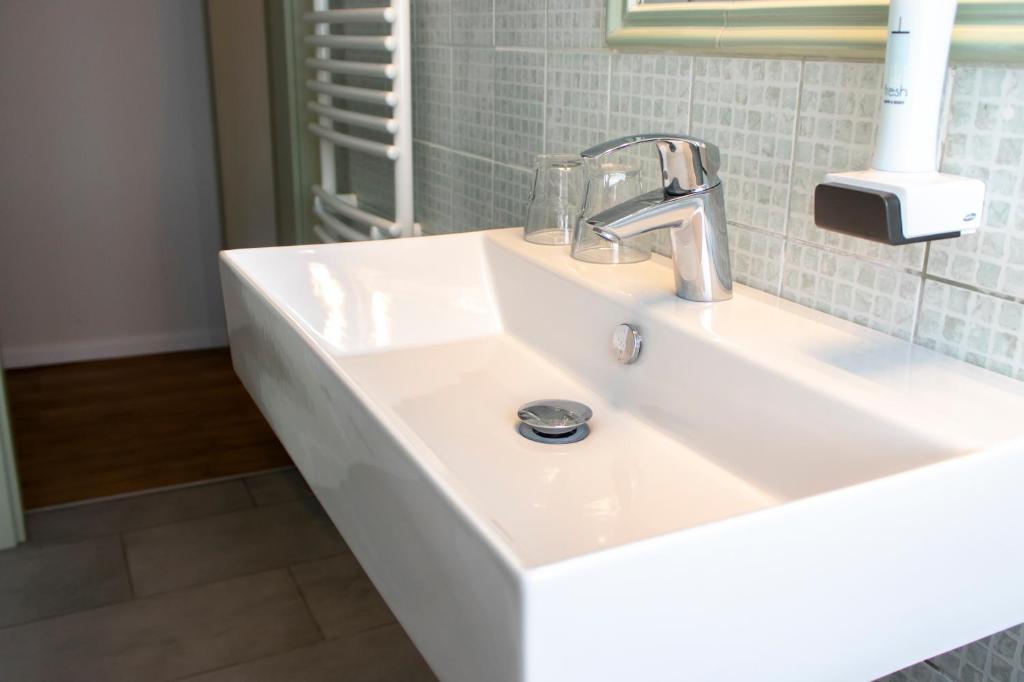 Kúpeľňa v ubytovaní Tornácos Hotel - Hegykő