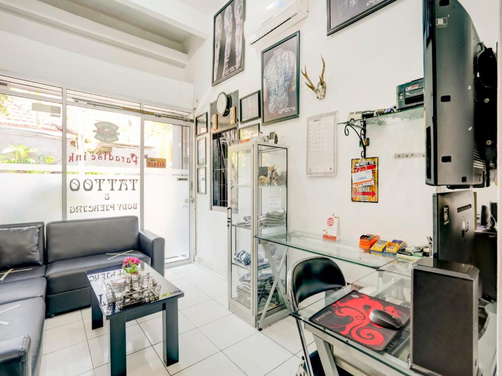 Kuchyň nebo kuchyňský kout v ubytování Paradise Inn
