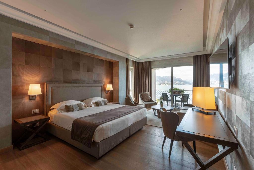 Postel nebo postele na pokoji v ubytování Hotel La Palma