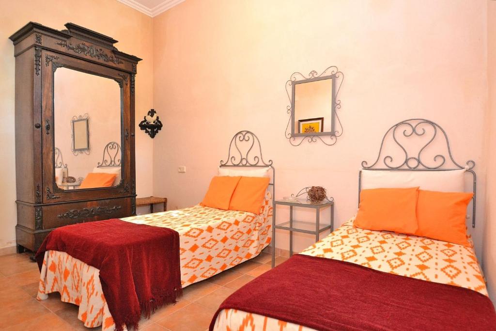 Postel nebo postele na pokoji v ubytování 047 Finca Son Barraquer ETV5204 by Mallorca Charme