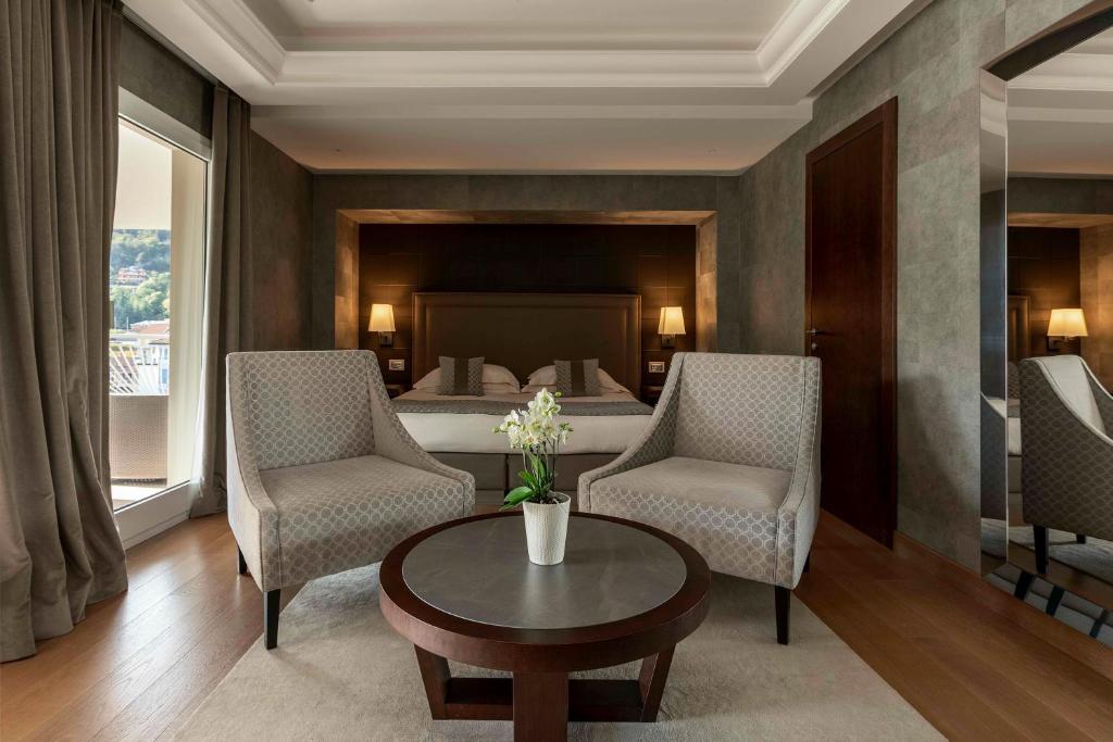 Posezení v ubytování Hotel La Palma