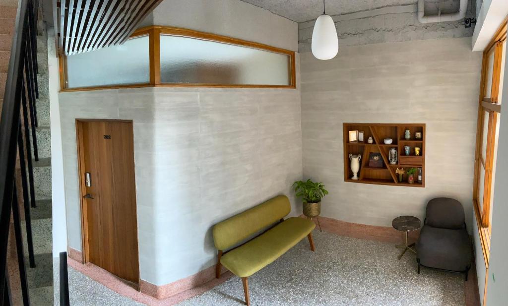 Posezení v ubytování De Provintia Straat B&B