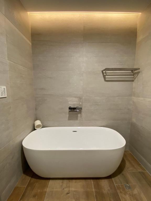 Koupelna v ubytování De Provintia Straat B&B