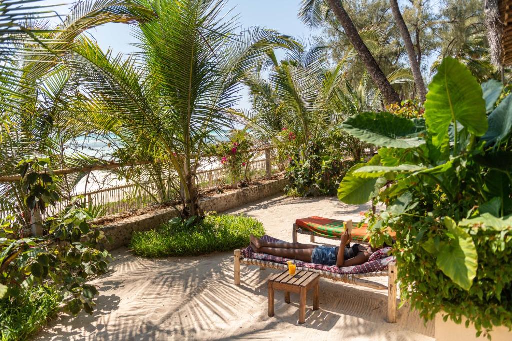 Zahrada ubytování Hekaya Zanzibar
