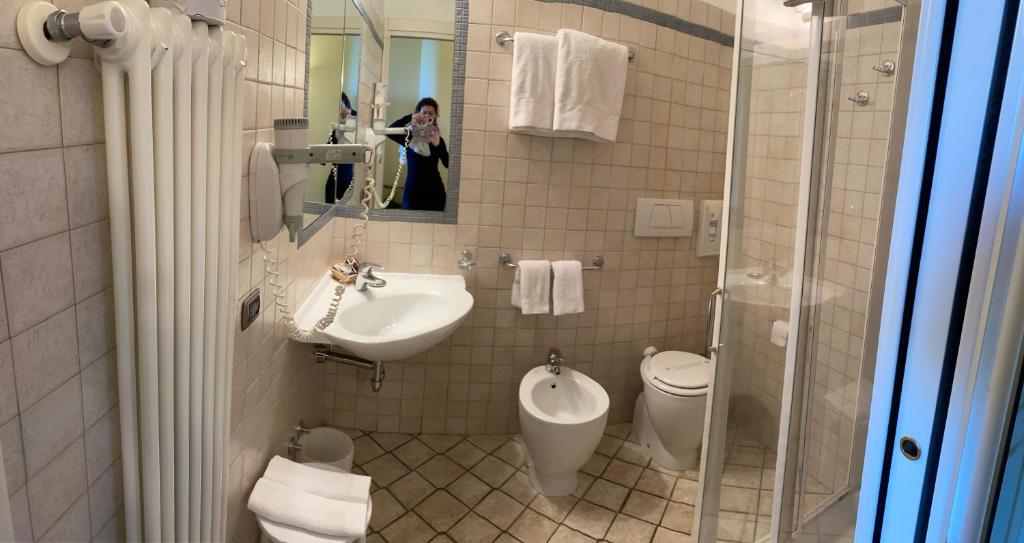 Koupelna v ubytování LA SISMONDA