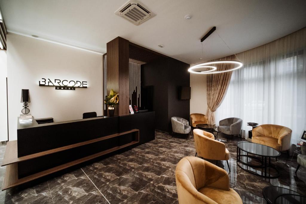 Χώρος καθιστικού στο Hotel Barcode Wellness & Spa