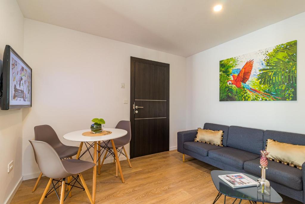 Posezení v ubytování Casa Rovigno