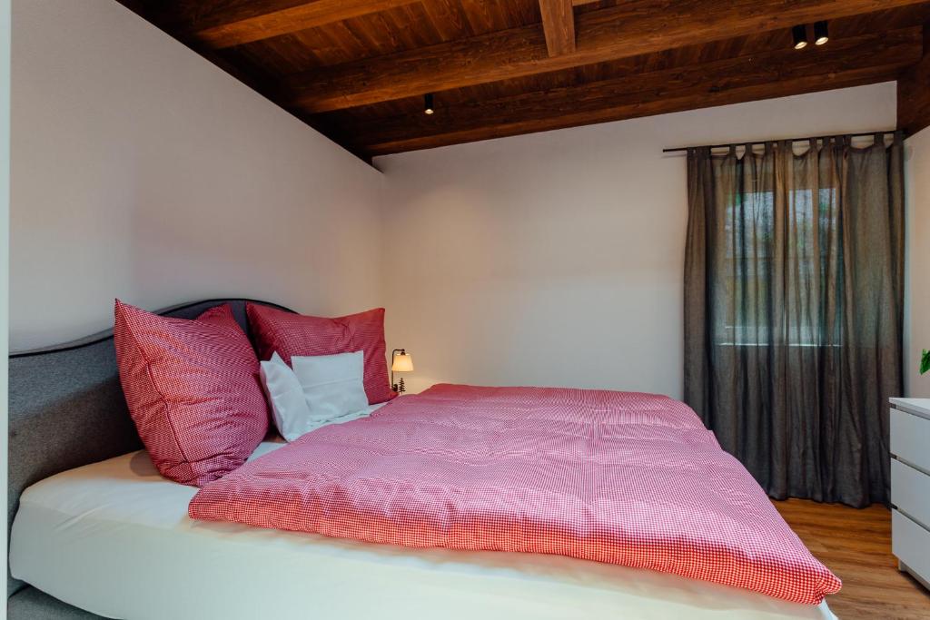 Posteľ alebo postele v izbe v ubytovaní Apartment Bergblick