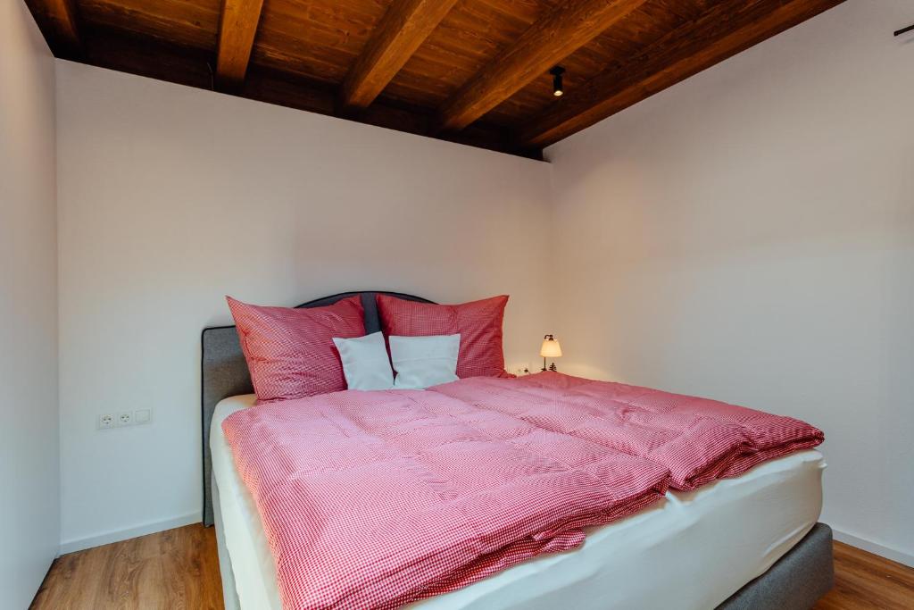 Posteľ alebo postele v izbe v ubytovaní Apartment Bergblick
