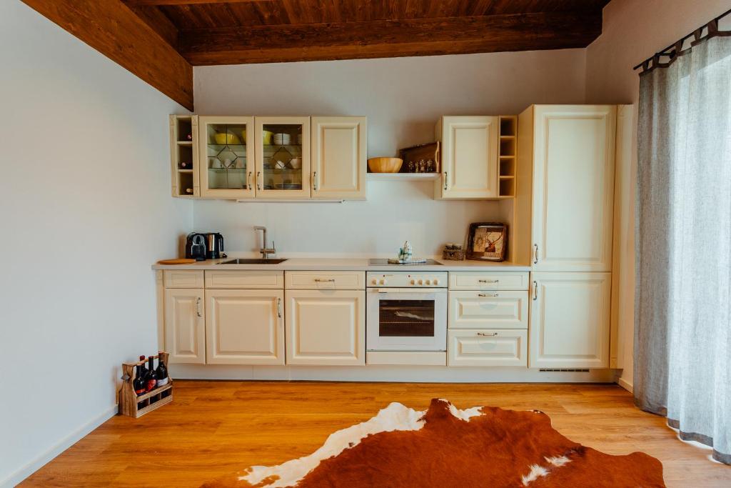 Kuchyňa alebo kuchynka v ubytovaní Apartment Bergblick