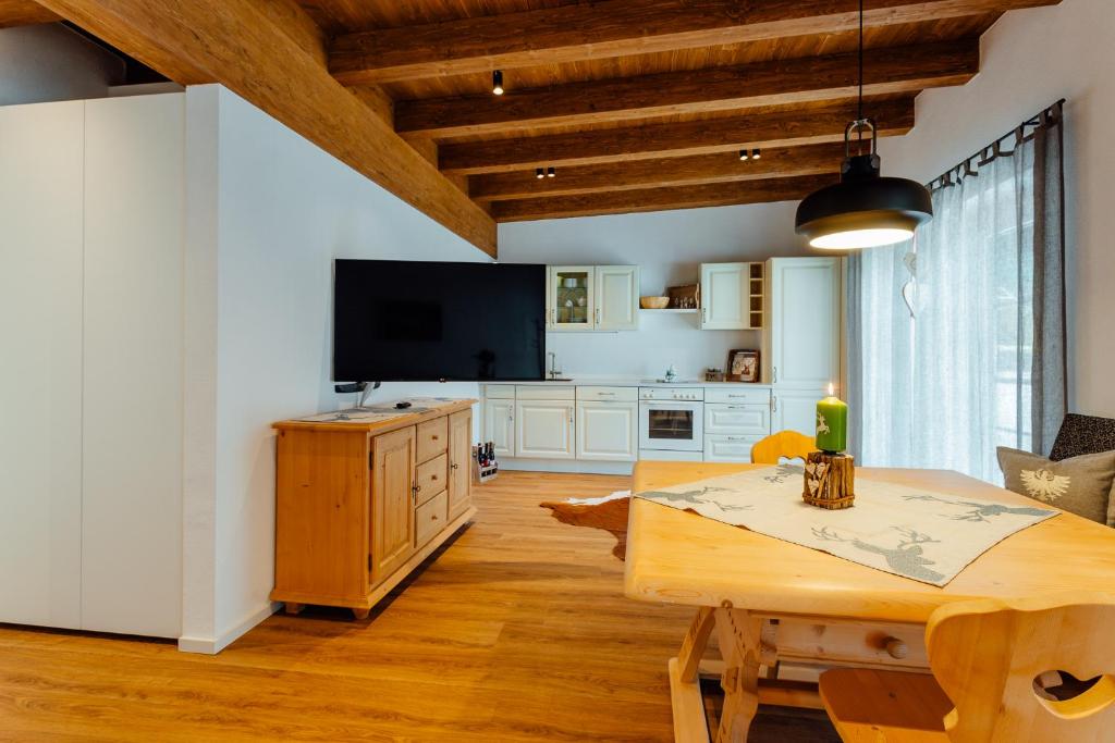 Kuchyňa alebo kuchynka v ubytovaní Apartment Bergblick