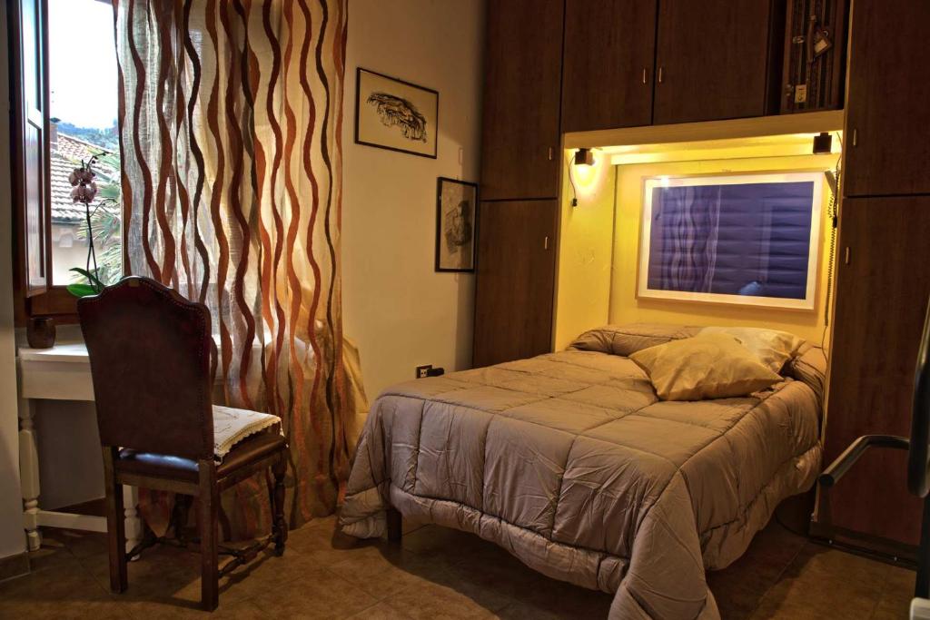 Postel nebo postele na pokoji v ubytování Le Pinelle