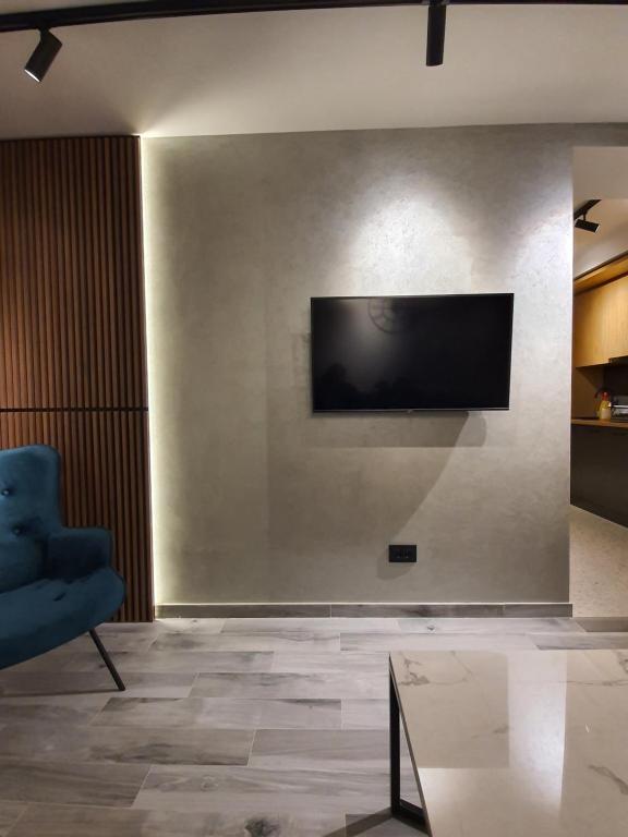 TV a/nebo společenská místnost v ubytování Privilege Suites by Central Park