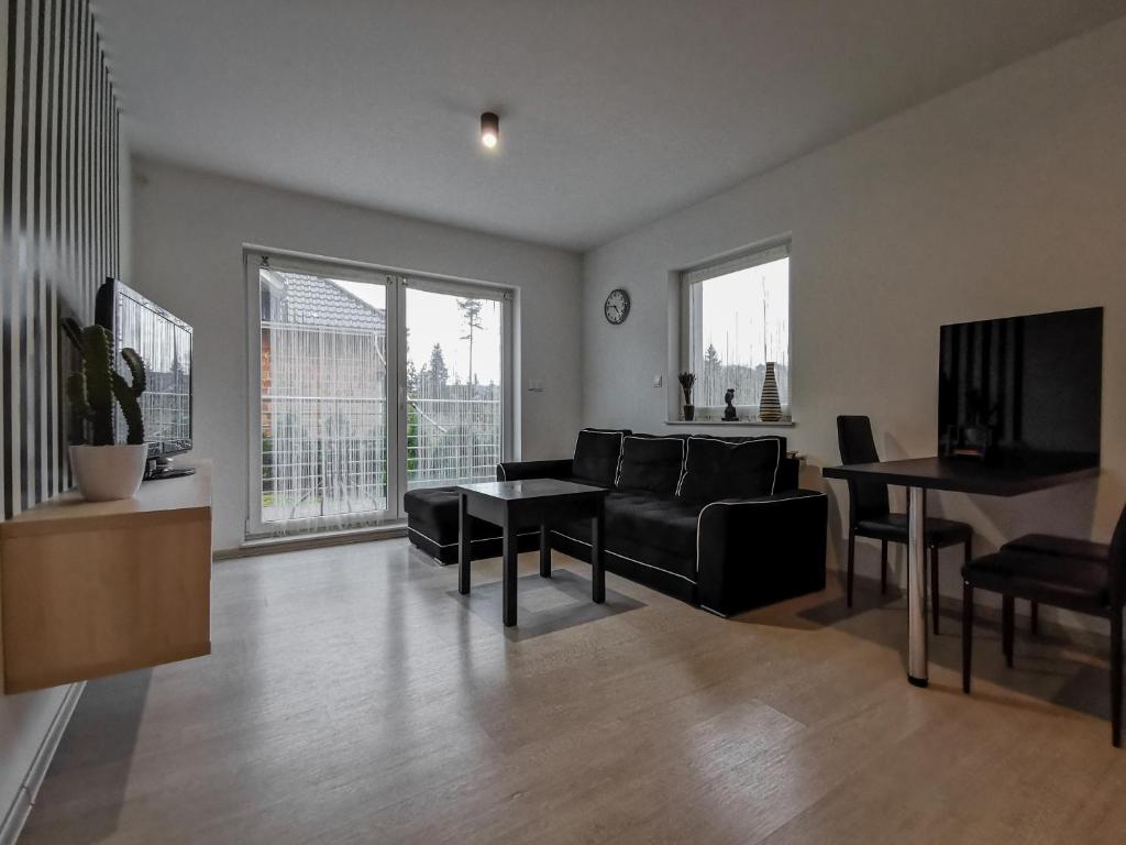 TV a/nebo společenská místnost v ubytování Apartament Kopydło