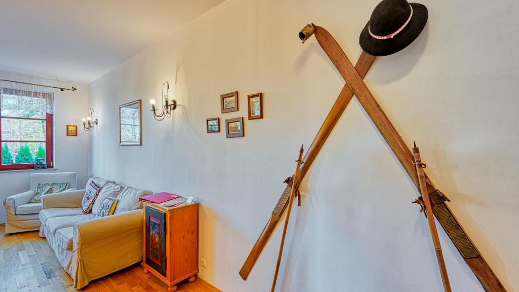 Posedenie v ubytovaní Apartament Klimat Górski na Okrzei - 5D Apartamenty