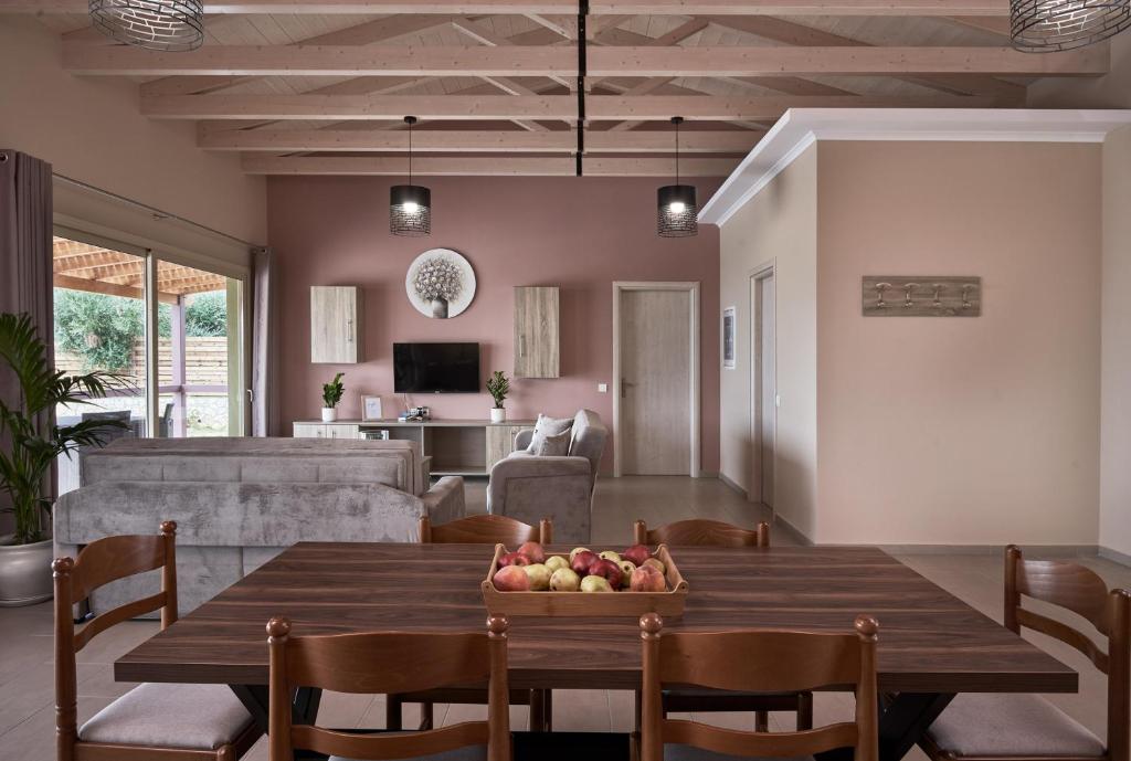 Posezení v ubytování Saint Nicholas Villas