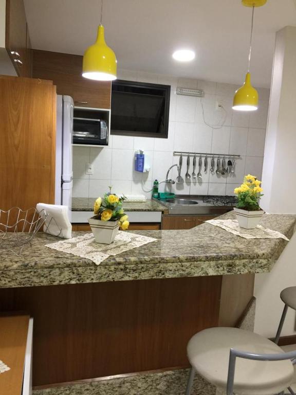  Apartamento 2 quartos de frente para o mar