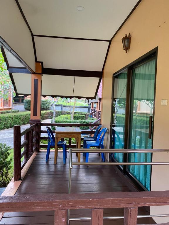 Balkón nebo terasa v ubytování Kaibae Hut Resort