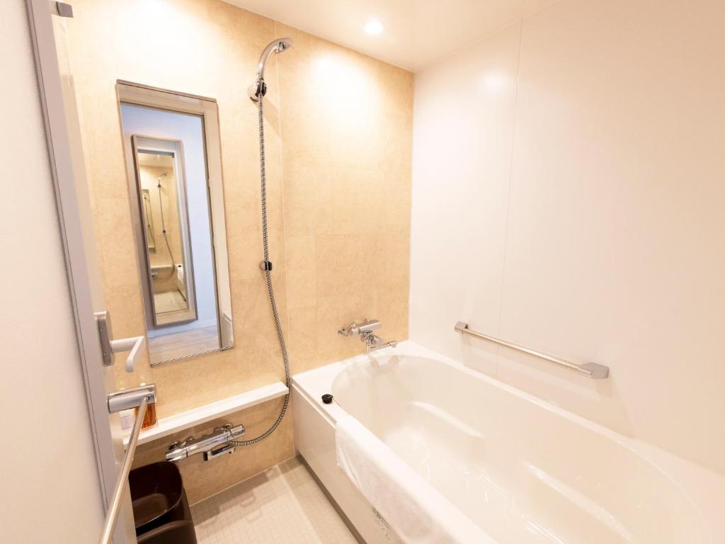 Koupelna v ubytování Kawagoe Tobu Hotel