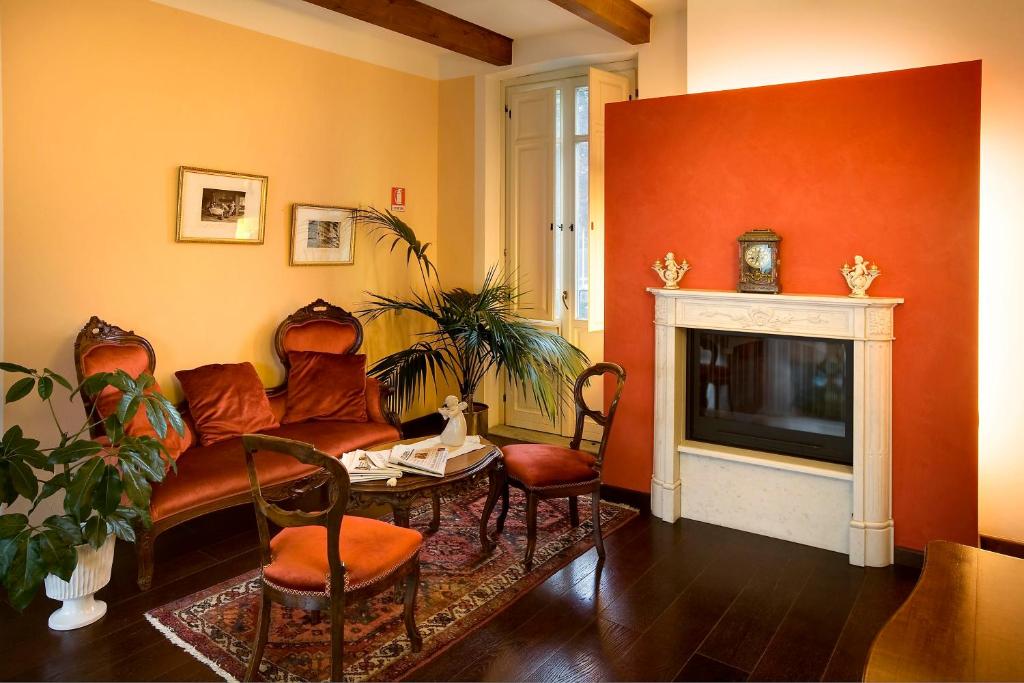 Posedenie v ubytovaní Hotel Cascina Di Corte