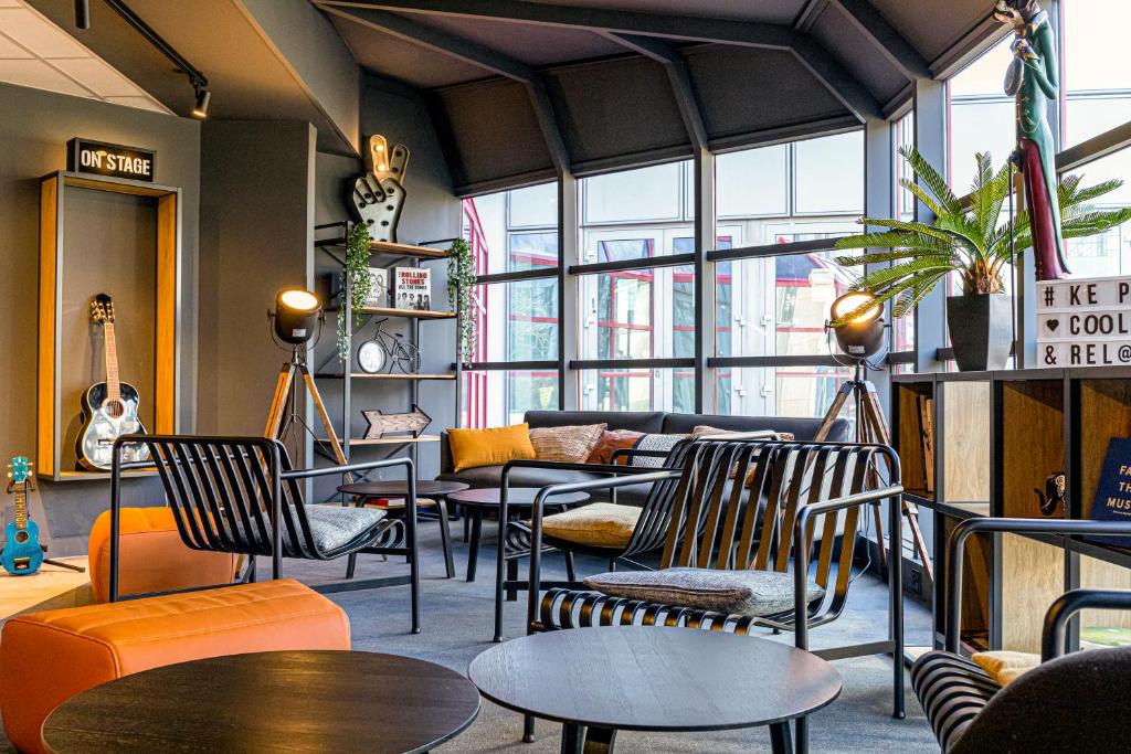 Posezení v ubytování ibis Nanterre La Défense