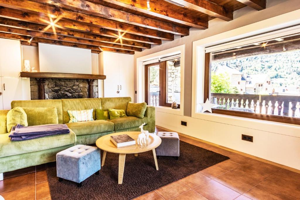 Posezení v ubytování Mauberme Mountain Boutique Hotel
