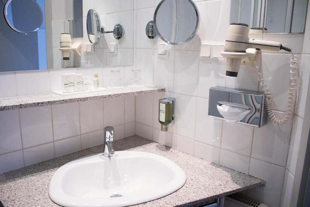 Koupelna v ubytování Domicil Leidinger