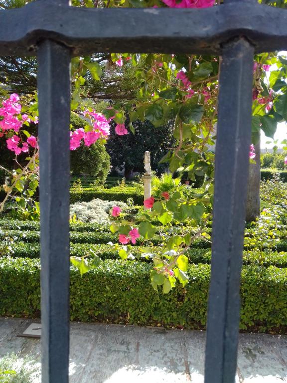 Jardín al aire libre en La Puerta Azul
