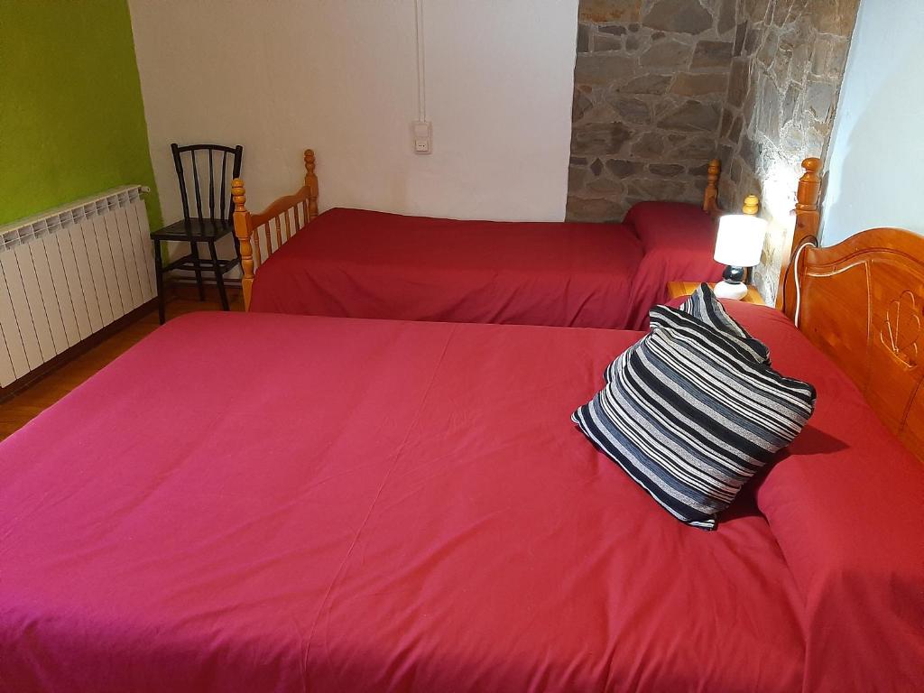 Postel nebo postele na pokoji v ubytování Casa Rural Mas Pujol
