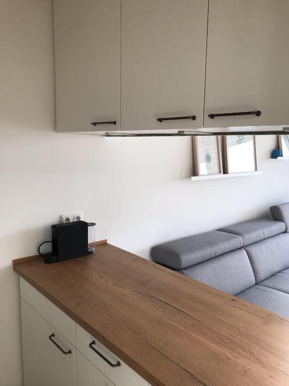 Kuchyň nebo kuchyňský kout v ubytování Beachhouse-Staberdorf