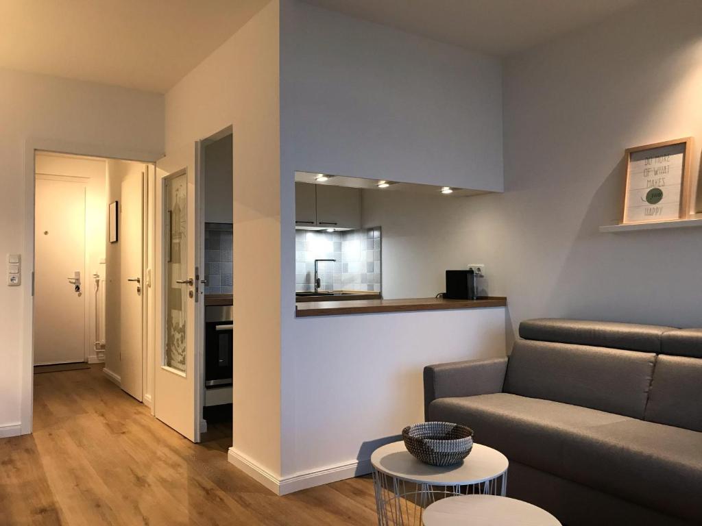 Kuchyň nebo kuchyňský kout v ubytování Beachhouse-Staberdorf