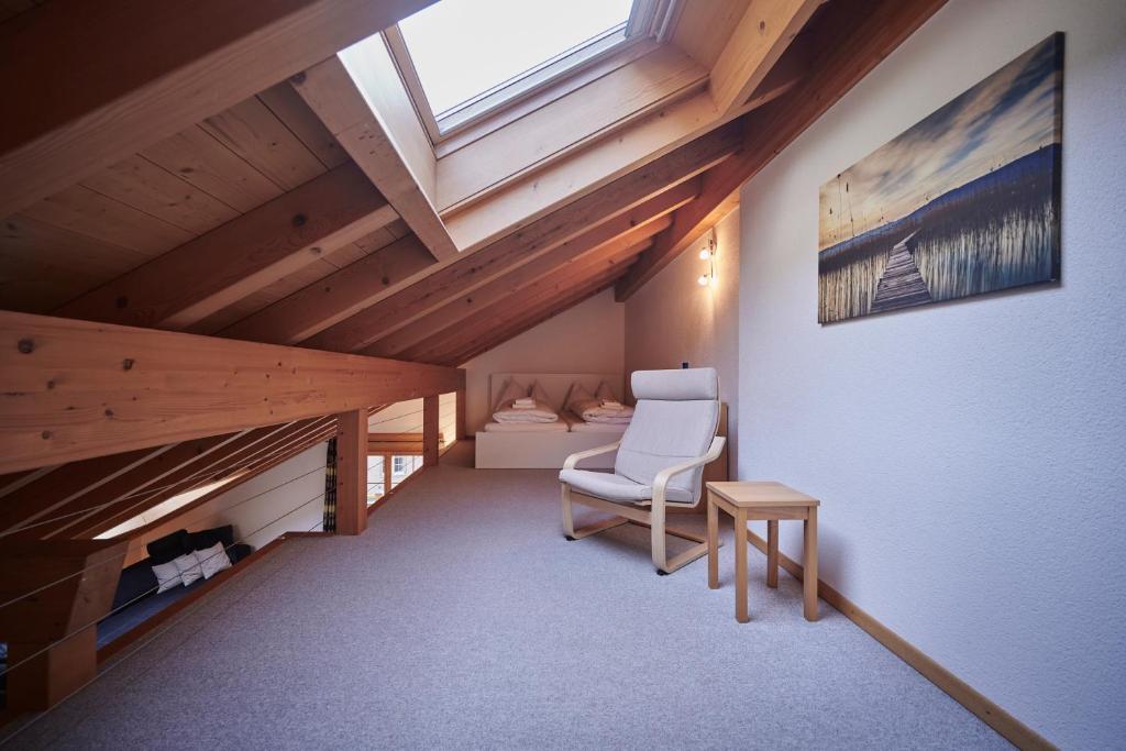 Posezení v ubytování Apartment Staubbach, Best views, Spacious, Family friendly